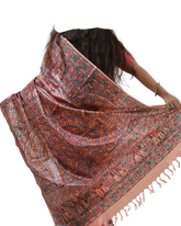 Pure Tussar Silk print saree